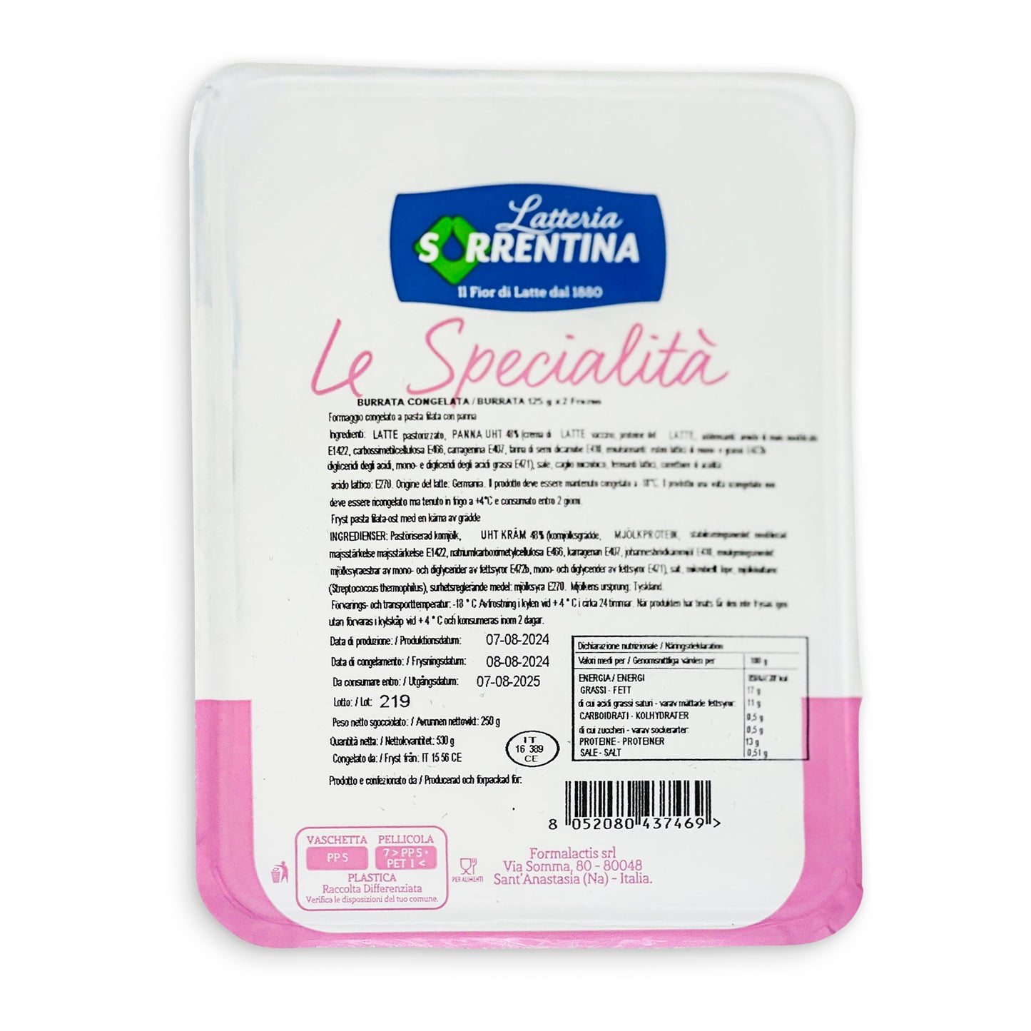 Burrata 2x 125g - Sorrentina
